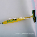 2015 souple pvc plastique metal stylo à bille